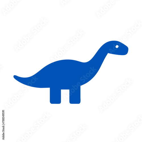 Dinosaur icon Vector graphics element isolated sign symbol illustration on a Transparent Background
