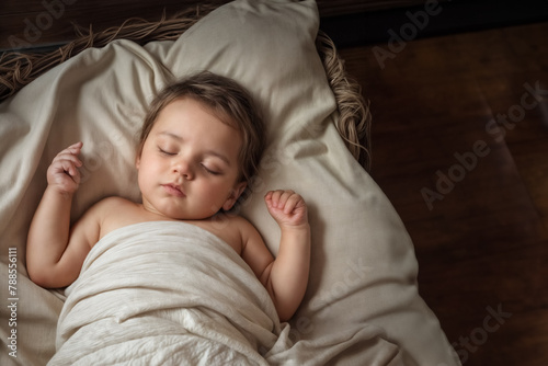 Dolce Sonno- Gesù Bambino nella Culla photo