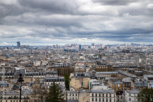 Wallpaper Mural earial view over Paris, France Torontodigital.ca