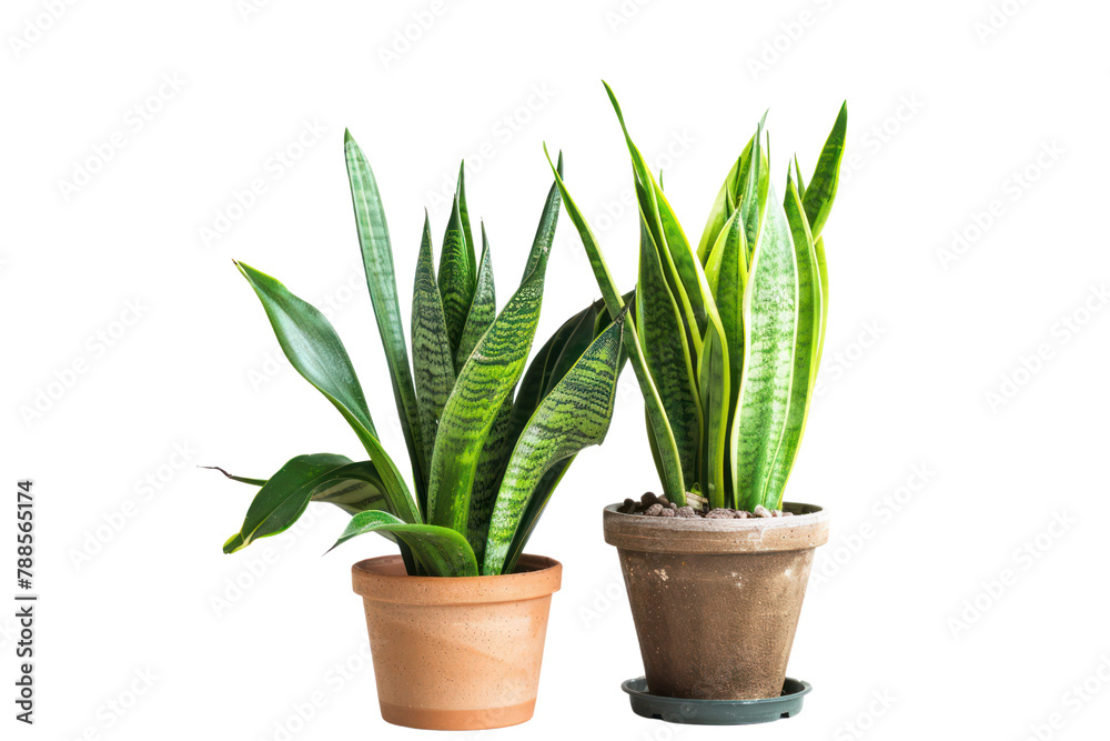 Pointed leaf tree in a pot
isolated on white background