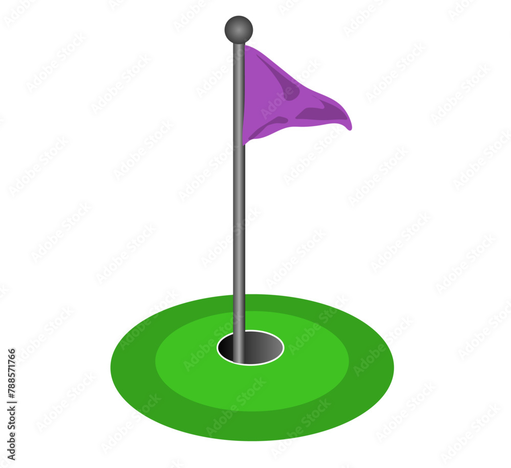 minimalist vector image of green golf course, course, greens, fairways, bunkers, sand traps, summer leisure minimalist vector image of green golf course, course, greens, fairways, bunkers, sand traps, summer leisure