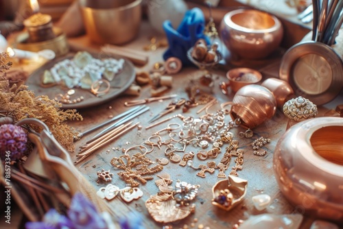 Handmade jewelry crafting © DK_2020