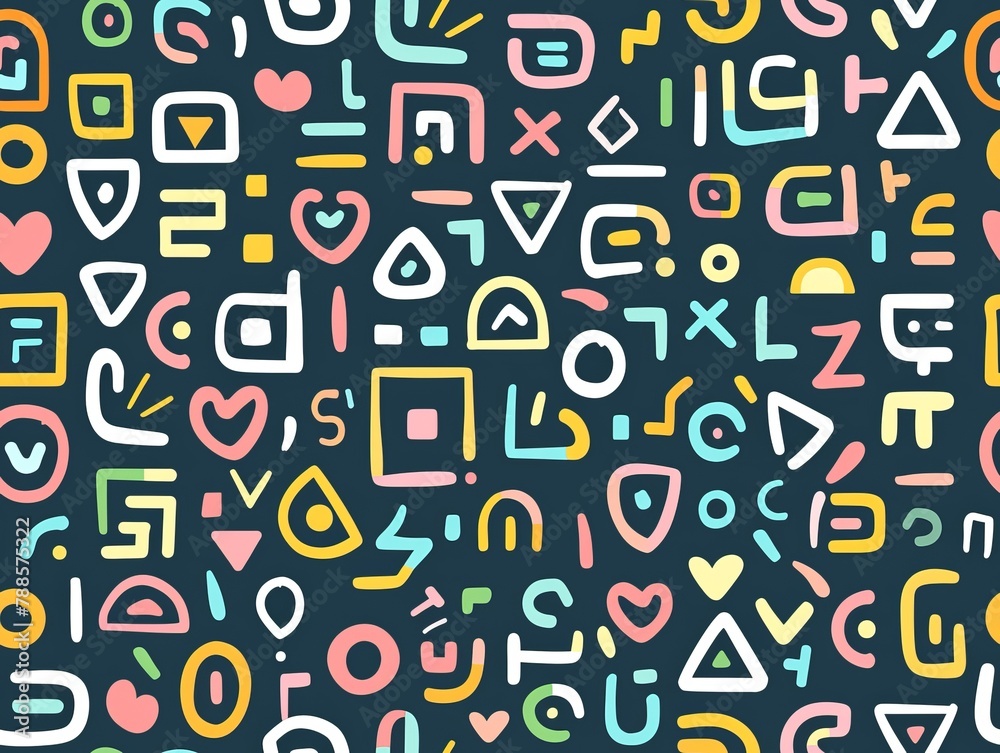 Simplistic abstract pattern Simplistic abstract pattern
