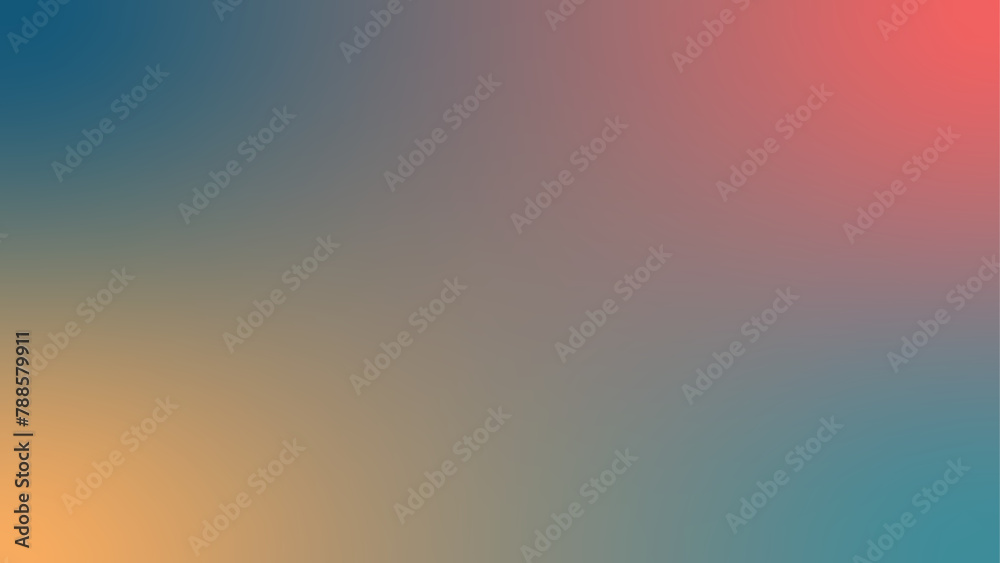 smooth gradient background, blue, red, orange