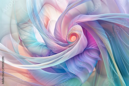 Superstrings of the finest pastel shades  twisted in the center