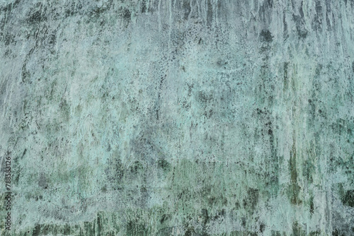 White copper rust background.
Abstract old green metal surface texture.

