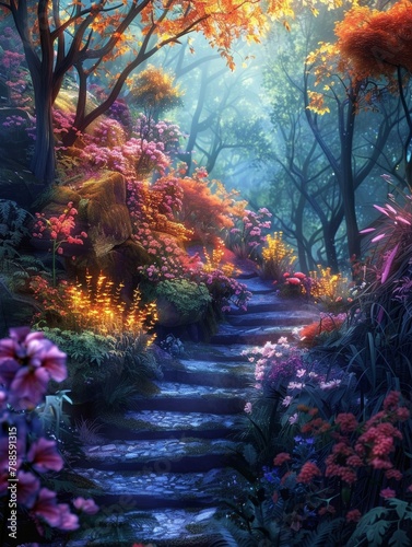 Enchanted Forest Pathway Scene