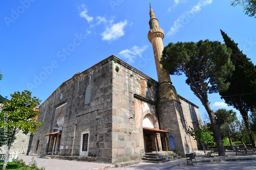 Ulu Mosque, located in Bergama, Turkey, was built in 1399.