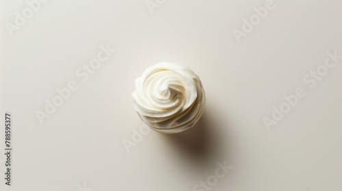 Close up of a delicious cupcake, perfect for food blogs or bakery advertisements