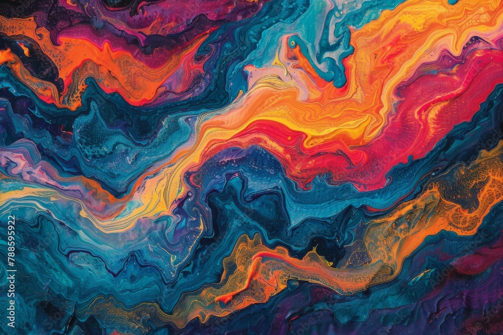 Kaleidoscopic dreams. Abstract waves of imagination Kaleidoscopic dreams. Abstract waves of imagination