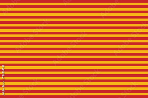 horizontal red and yellow stripes background. Seamless and repeating pattern. Editable template. Vector illustration. eps 10