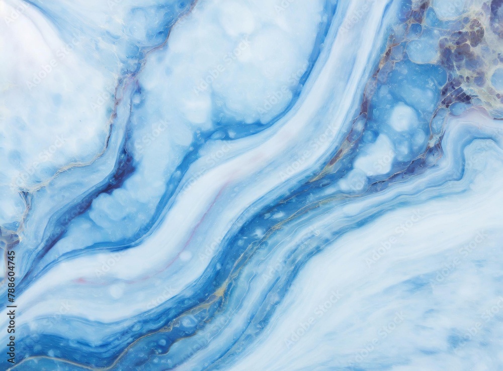 Fototapeta premium Marble ink colorful. Blue marble pattern texture abstract background. can be used for background.