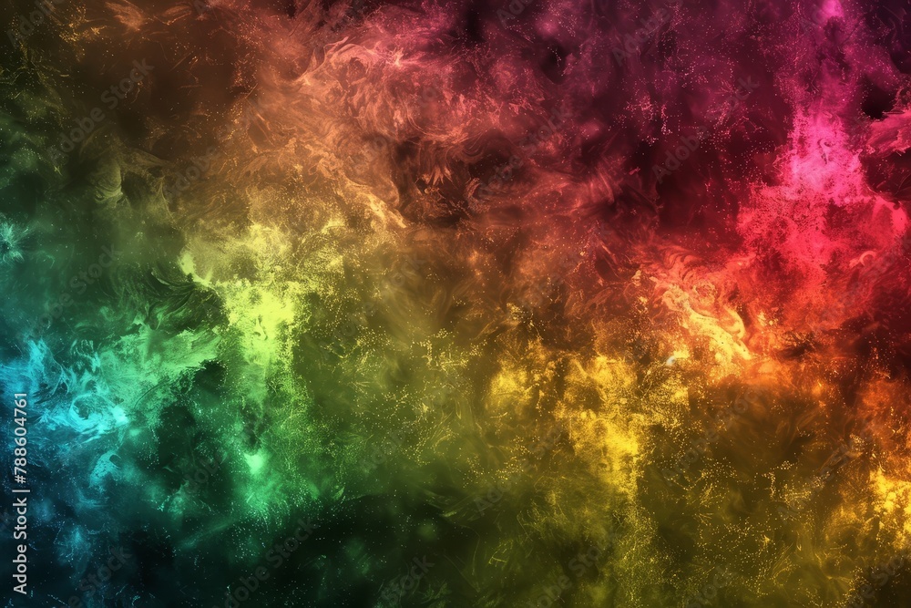 Rainbow colors banner, AI generated