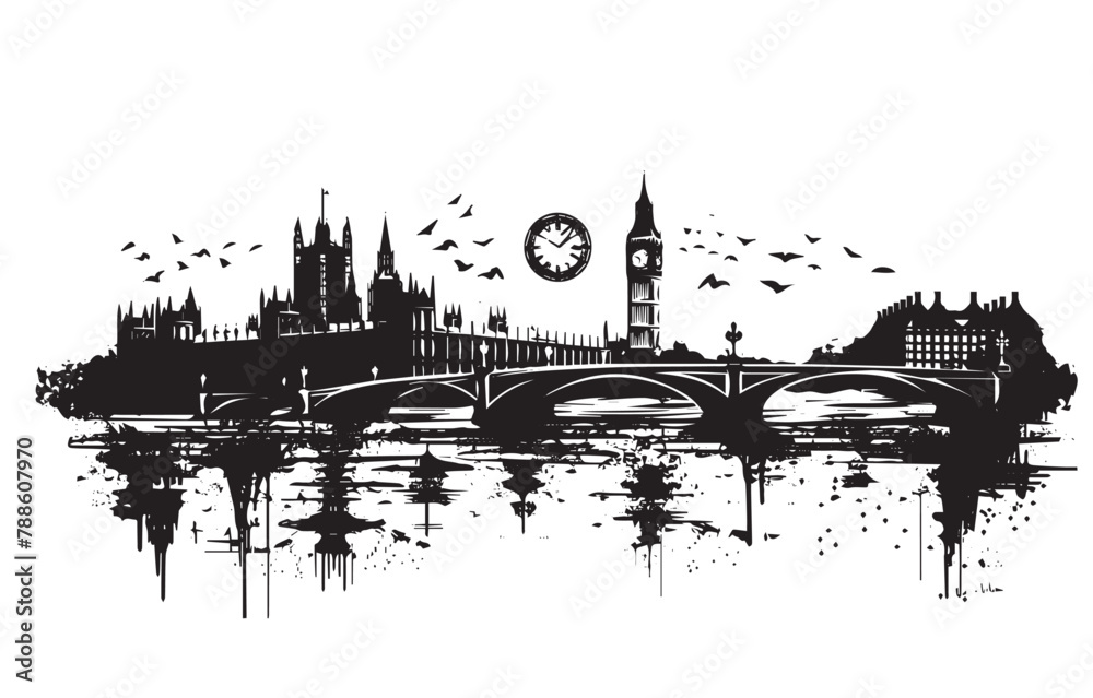 London hand drawn illustrations