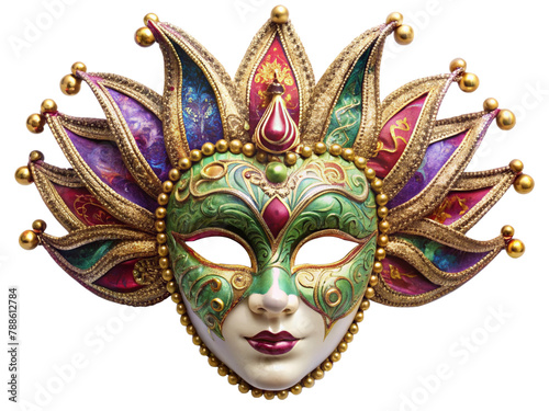 carnival mask isolated on transparent background, element remove background, element for design