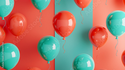 Wallpaper Mural colorful balloons background Torontodigital.ca