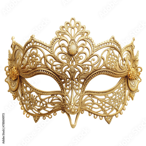 lace masquerade mask isolated on transparent background, element remove background, element for design