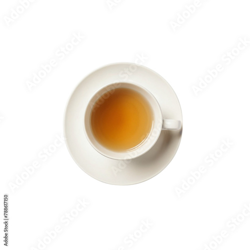 tea cup isolated on white background