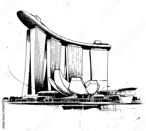 Minimalistic Line Quality Design of Singapore, Clean and Simple