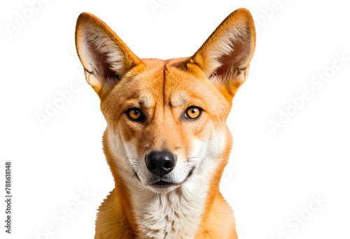 Dingo Dog Animal on transparent background.
