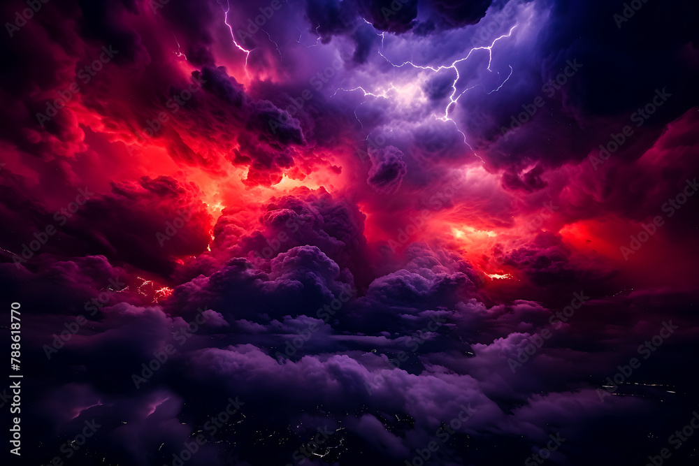 Fototapeta premium Abstract space background with nebula, stars and galaxies. 3D rendering