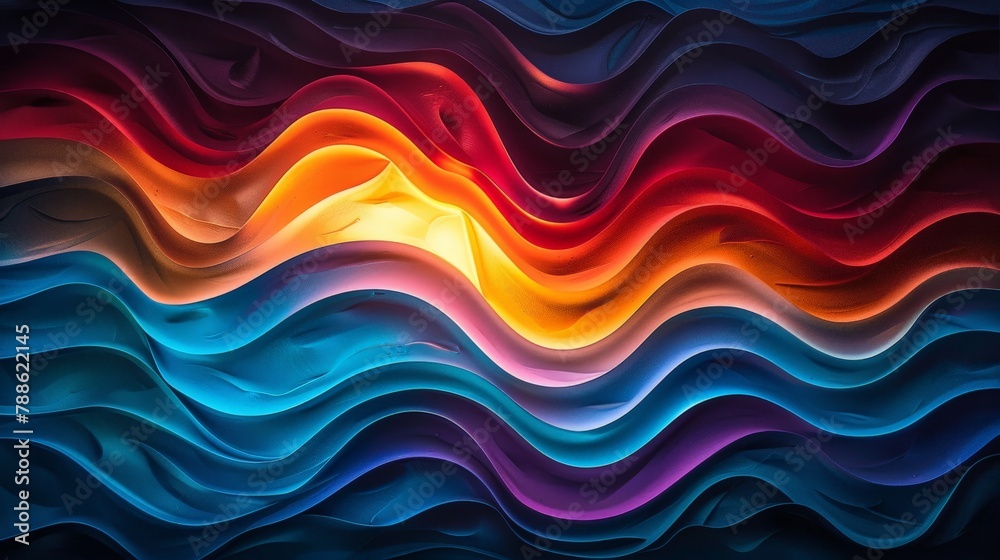 Abstract background with wavy lines Abstract background with wavy lines