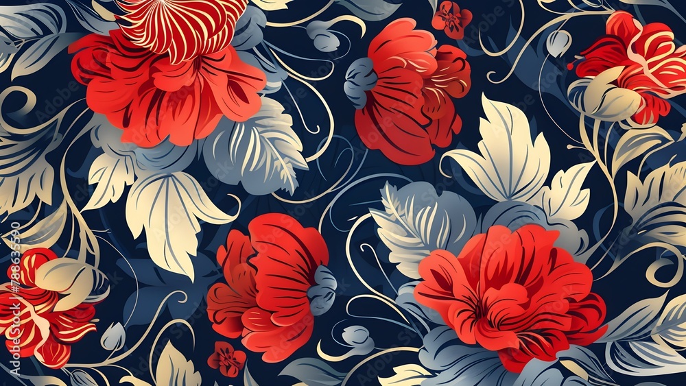 seamless floral pattern seamless floral pattern