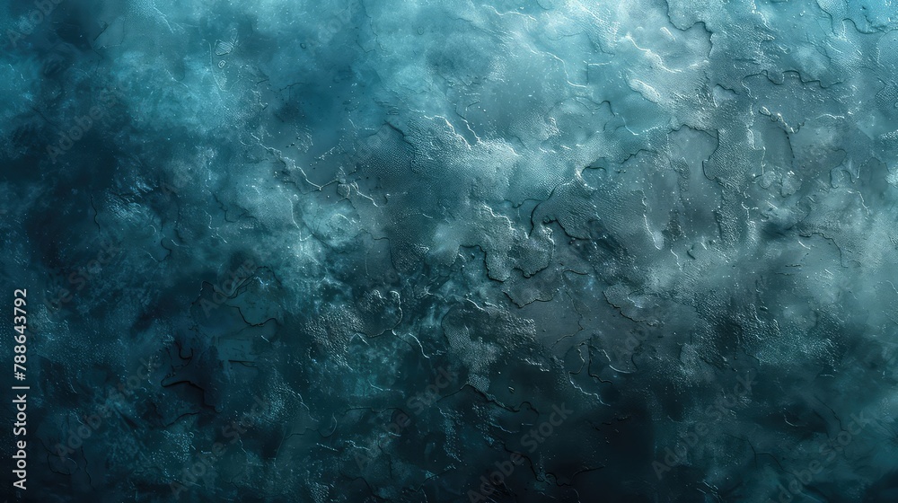 Obraz premium Blue Grunge cracked wall textured and Abstract background