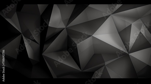 Black abstract geometric wallpaper, iPhone background style, iPhone 4s wallpaper, dark gray and black color scheme, iPhone wallpaper, iPhone 5S wallpaper, low poly triangle pattern, iPhone wallpaper, photo