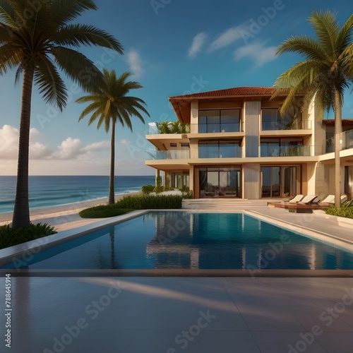 Big Luxurious Villa by the sea, beautiful view of the Sea, Pool area,  Luxus Lifestyle, Tropical Paradise © Niklas