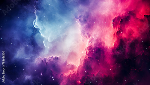 The nebula of galaxy background in outer space is scattered with stars which looks very amazing. galaxy star universe background