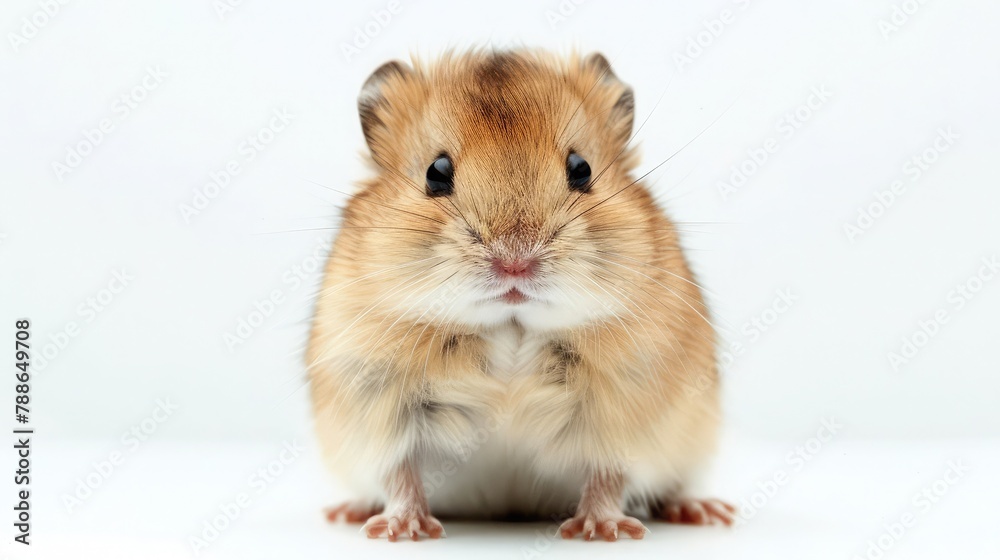cute and funny baby Lemming sticker on a white background
