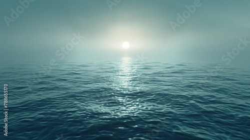 A horizon blurred by the misty form of a deep sea devil