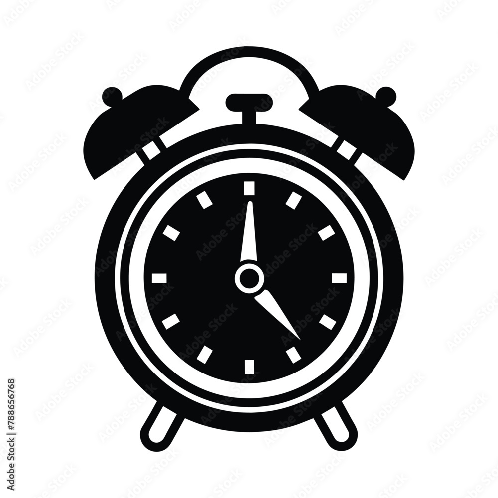 Cartoon Alarm Clock Icon Vector. Wake Up Alarm Clock Vector Cartoon Alarm Clock Icon Vector. Wake Up Alarm Clock Vector