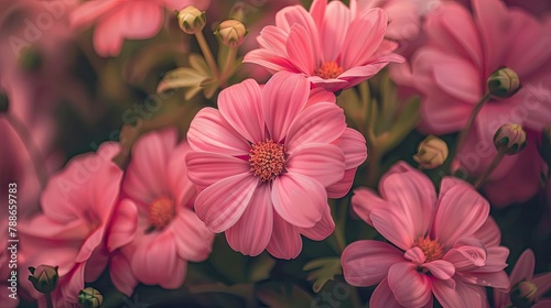 Pink flowers are known to symbolize love joy and femininity making them a popular choice for celebrating special occasions like Mother s Day and other events honoring women