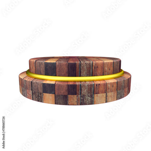 3d rendered wood object panel (ID: 788665726)