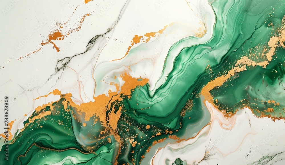 © Yelena - White and green marble, green and white marble wallpaper background © Yelena - White and green marble, green and white marble wallpaper background