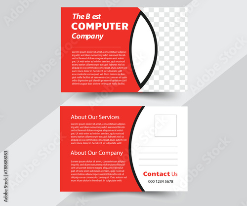 modern Post card design