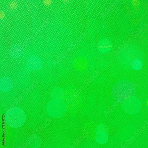Green bokeh square background for Banner, Poster, celebration, event and various design works
