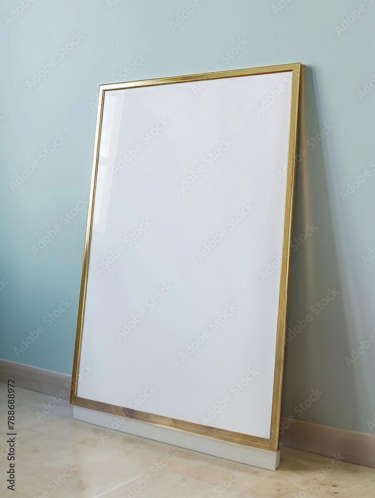 Interior, blank frame and home decor in lounge, creative space and trend for minimal or sustainable style. Apartment, empty canvas or mockup for painting, aesthetic and plain design in renovation Interior, blank frame and home decor in lounge, creative space and trend for minimal or sustainable style. Apartment, empty canvas or mockup for painting, aesthetic and plain design in renovation