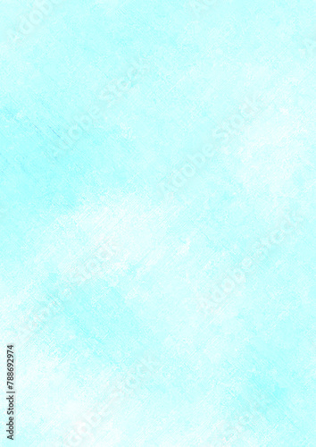 Light blue watercolor vertical background. Background for design, print and graphic resources. Blank space for inserting text.