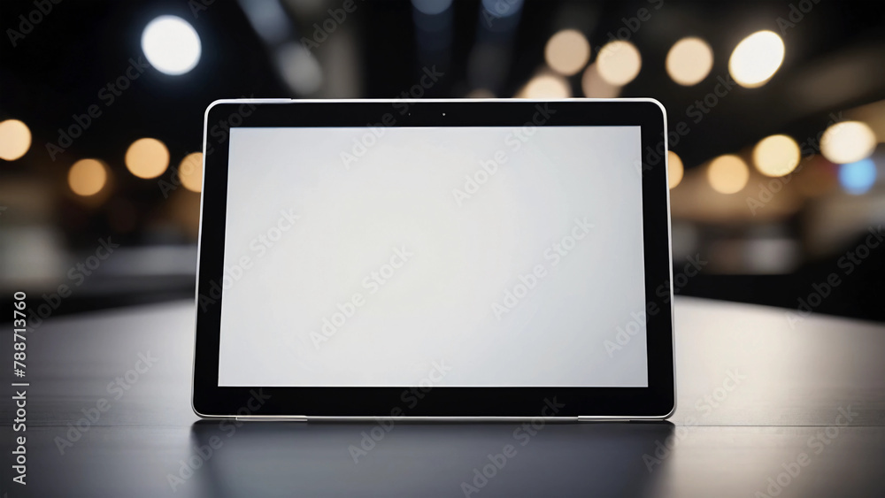 Tablet computer with blank screen Tablet computer with blank screen