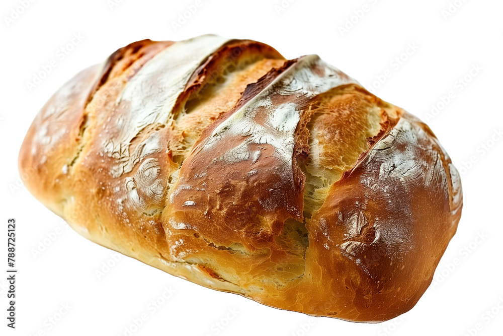 Glistening Braid Bread Loaf - Isolated on White Transparent Background, PNG
