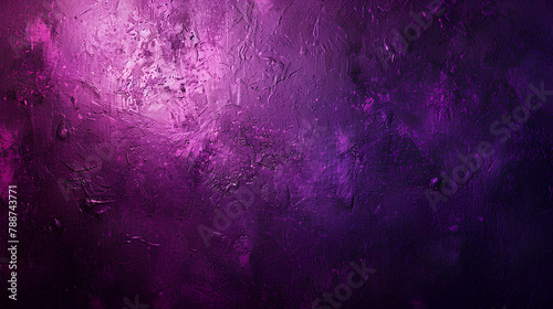 dark purple pink , empty space grainy noise grungy texture color gradient rough abstract background , shine bright light and glow template