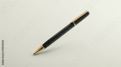 pen and notebook isolated in white
