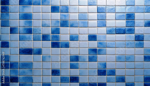 blue ceremic texture background  photo