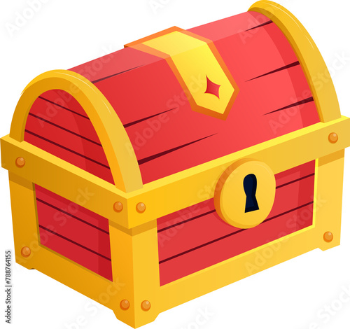 treasure cheat box cartoon illustration design