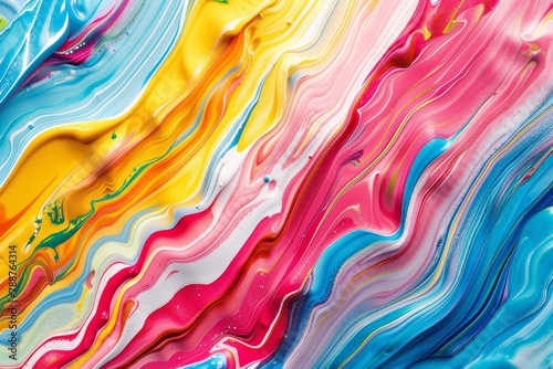 Multicolored magic. Abstract waves of creativity