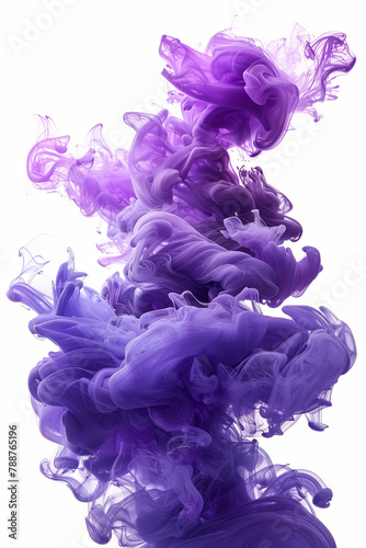 modern abstract purple isolated on the white background