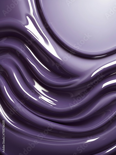 Purple Glossy Liquid Background with Textures, Waves, and Minimalist Aesthetic for Design Projects - Abstract Purple Glow Backdrop with Glitter and Shine